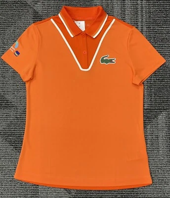 Lacoste Women's Sport's Miami Open Performance Polo in Orange Size M / 38 - Image 1 of 4
