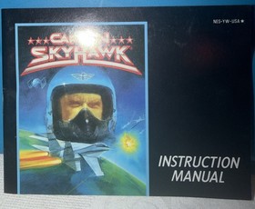 Captain Skyhawk Nintendo NES Instruction Manual Booklet ONLY