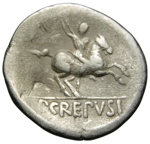 Pub República Romana. Crepusius AR Denarius (82 aC), Gens Crepusia - Imagen 1 de 6