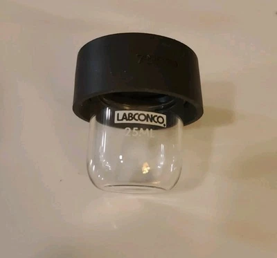 Labconco 25mL Filtering Flask w/ rubber Coupling Lyph-Lock 75590 - Image 1 of 3