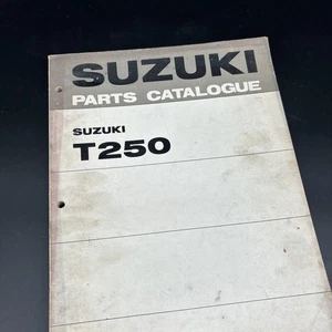 Genuine Vintage OEM 1971 Suzuki Motorcycle T250 Parts Catalog Manual Catalogue - Bild 1 von 6