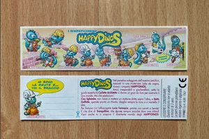 Ü EI  1 BPZ  Happy Dinos 1996 - Italien,  Dapsy Dinos Bauarbeiter - Bild 1 von 1