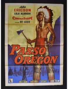 manifesto PASSO OREGON John Ericson Lola Albright Paul Landres A55 - Imagen 1 de 1