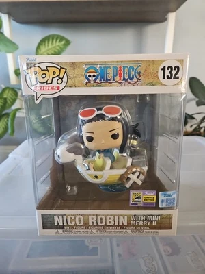 SDCC 2025 ¡EXCLUSIVO! Funko Pop! NICO ROBIN DE UNA PIEZA CON MINI MERRY II Foto 1 de 4