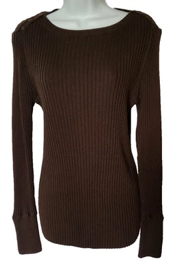 Suéter acanalado marrón Sonoma para mujer talla XL nuevo con etiquetas Foto 1 de 3