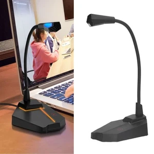 Usb Computer Mic Adjustable G25 Wired Touch Button Desktop Gooseneck Mic For BUU - Afbeelding 1 van 12