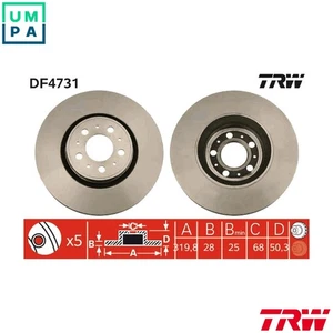 2x BRAKE DISC DF4731 FOR VOLVO S80 S60 XC70/CROSS/COUNTRY/SUV V70/Mk/II 2.0L - Picture 1 of 10