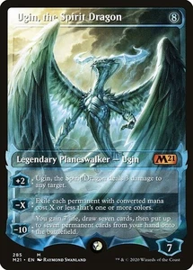 Ugin the Spirit Dragon Showcase Foil English MTG Basic Set - Picture 1 of 1