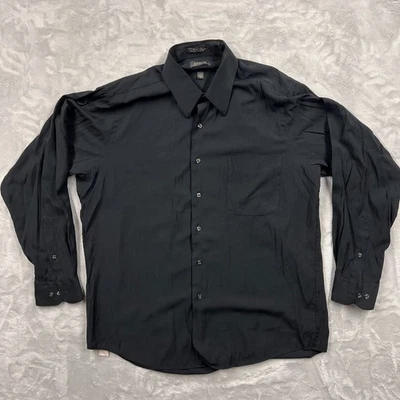 Arrow Dress Shirt Mens L Ultra Silk Long Sleeve Chest Pocket Button Up 16-16.5 - Image 1 of 4