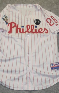 2009 Philadelphia Phillies World Series Chase Utley #26 Jersey HK Adullt Sz 50 - Picture 1 of 15