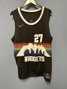 Nike NBA Jamal Murray Denver Nuggets #27 Swingman Black Jersey, Men's XL 52 - Picture 1 of 9