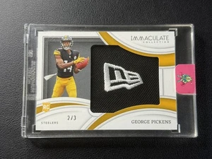 George Pickens 2022 Panini Immaculate Player Caps Brand Logo Rookie Patch RC 2/3 - Bild 1 von 2