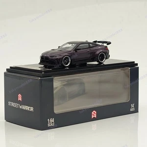1:64 SW BMW M4 G82 Sports Model Limited 499 Purple Diecast Model Car Collection - Picture 1 of 6