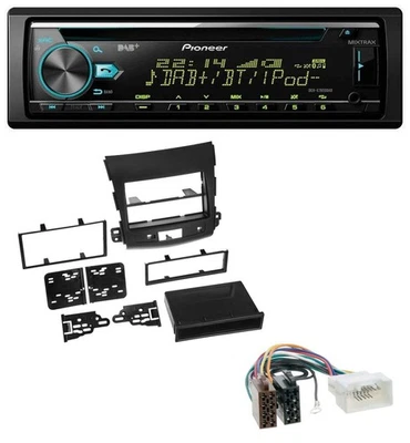Pioneer DAB MP3 CD USB Bluetooth Autoradio für Citroen C-Crosser Mitsubishi Outl - Bild 1 von 4