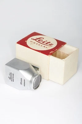 Visor LEICA M LEITZ WETZLAR SLOOZ 28 mm plateado ¡Excelente+ con caja original!  Foto 1 de 4