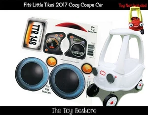 The Toy Restore Replacement Stickers fits 2017 Little Tikes Custom Cozy Coupe C - Picture 1 of 7