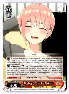 Dozing Off, Ichika Nakano Uncommon The Quintessential Quintuplets 2 5HY/W90-E061 - Picture 1 of 2