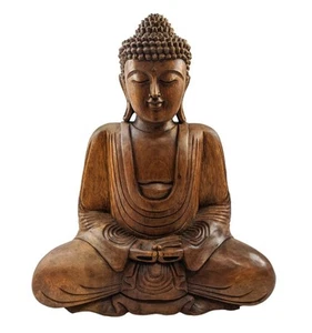 Statue Bouddha assis en position du lotus 40cm | S - Imagen 1 de 3
