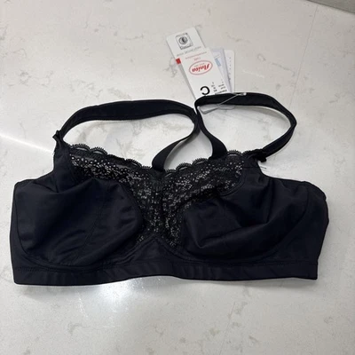 Nuevo con etiquetas Sujetador Anita Havanna Inalámbrico 38C Negro Encaje Ribete Prótesis Bolsillos Mastectomía Foto 1 de 4