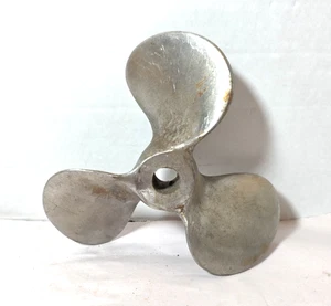 Hélice de barco vintage de acero/aluminio metal 316 5 7,7" 3 hojas - Imagen 1 de 4