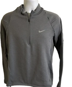 Nike Therma-FIT Pullover para Correr Para Hombres Grande 1/2 Cremallera Manga Larga Camisa de Entrenamiento - Imagen 1 de 13