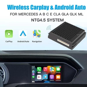 Android Auto/Wireless Carplay For Mercedes Benz A B C E CLA GLA GLK ML NTG4.5 - Picture 1 of 14