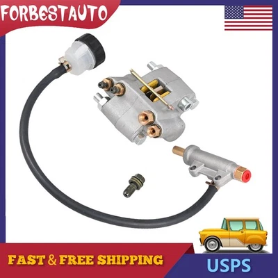 Rear Brake Master Cylinder & Caliper for Polaris Sportsman Worker 335 400 500 US Foto 1 de 4