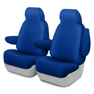 For Audi TT Quattro 00-06 Genuine Neoprene 1st Row Royal Blue Custom Seat Covers - Image 1 of 2