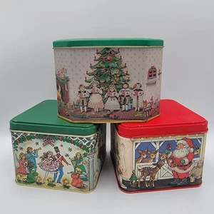 Vintage Potpourri Presse Weihnachten Dose eckig 3 Stück LESEN  - Bild 1 von 17