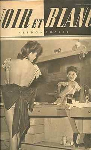 NOIR ET BLANC #144,NOVEMBER 1947, EDITH PIAF IN AMERICA,LORETTA YOUNG, GOOD COND - Picture 1 of 3