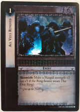 LOTR TCG Fellowship of the Ring ALL VEILS REMOVED 1R204 FOIL NM