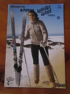 KNITTING PATTERN BOOK PATONS NO. 682 WINTER WOOL      GREAT **** MUST SEE - Picture 1 of 2