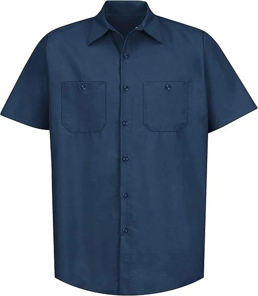 Camisa de trabajo industrial Red Kap SP24 para hombre, ajuste regular, manga corta Foto 1 de 1