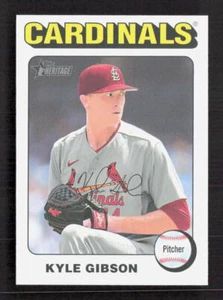 Kyle Gibson 2024 Topps Heritage #269 White Border Parallel - Picture 1 of 2
