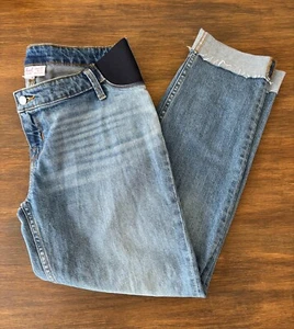 90s Straight Ingrid and Isabel Maternity jeans Distressed Size 8 - Picture 1 of 9