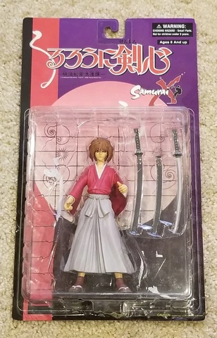 SAMURAI X Kenshin Himura Action Figure ToyCom Rurouni Kenshin HTF! Cover