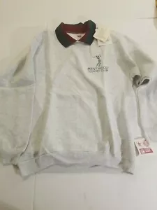 Vintage Bentwood Country Club Collared Sweatshirt size Large Salesman Sample1995 - Picture 1 of 12