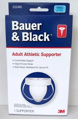 3M 202460 Bauer и черный взрослых Athletic Supporter Jock ремень - размер маленький  - Изображение 1 из 2