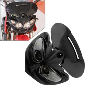 Motorcycle Universal Street Fighter Headlight Fairing Indicators - Picture 1 of 10