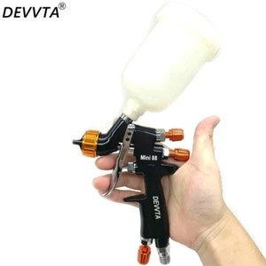 Pro 1.2mm Mini HVLP Pro Car Spray Gun Air Spray Gun For Devilbiss Replacement - Foto 1 di 9