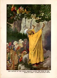Illustration Fairy Tales of All Nations ( Ali Baba and the Forty Thieves ) 1916 - Picture 1 of 1