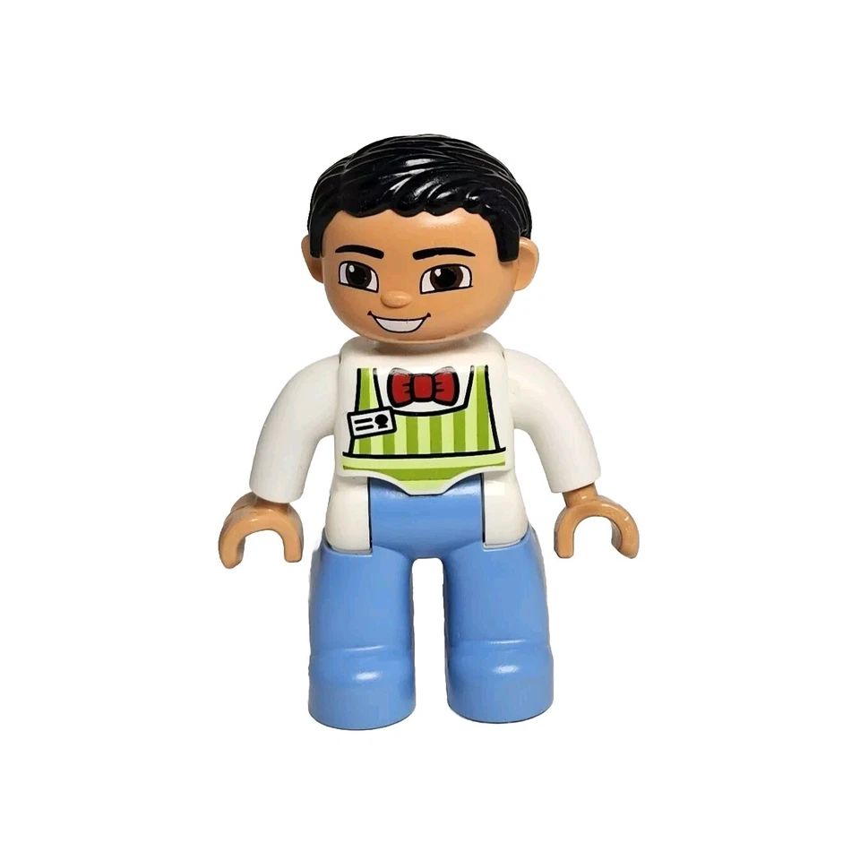 LEGO DUPLO 10587 Cafe - Male Barista / Worker (Figure Only) - Image 1 of 1