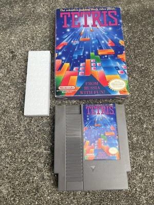 Vintage Tetris Nintendo NES  Box foam game Original Nintendo - Image 1 of 4