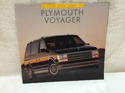 Folleto de sala de exposición Plymouth Voyager & Grand Voyager SE & LE 1990 "NOS" Foto 1 de 4