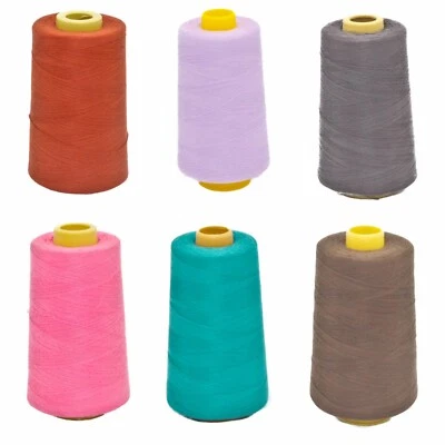 New 6000 Yards T24 Polyester Thread Cones - Image 1 of 4
