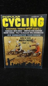 Vintage Popular Cycling Magazine SEPT 1971 WILD 250's MOTO CROSS V KAWASAKI - Picture 1 of 17
