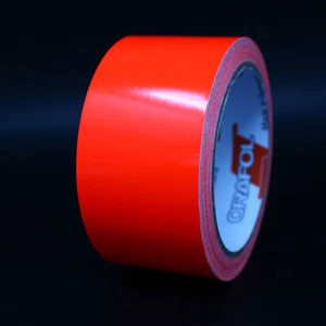 10m Rigate 50mm Neon Rosso Auto Moto Striscie Decorative Laterali Pellicola - Foto 1 di 7