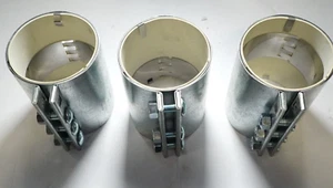 READ! Lot of 3 Morris 6-4C-0D Stainless Compression Coupling 6" Dia x 8" Long - Picture 1 of 9