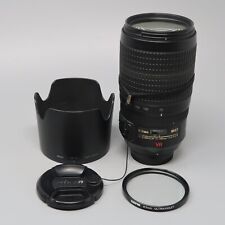 Nikon AF-S VR Zoom-Nikkor 70-300mm f/4.5-5.6G IF-ED Lens -- plus Hood & Filter