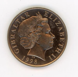 Gibraltar 5 Pounds 1998 50Th Anniversary KM 772 - Picture 1 of 2
